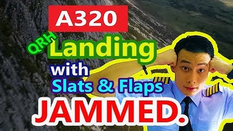 A320 Landing with Slats and Flaps Jammed (QRH Series)