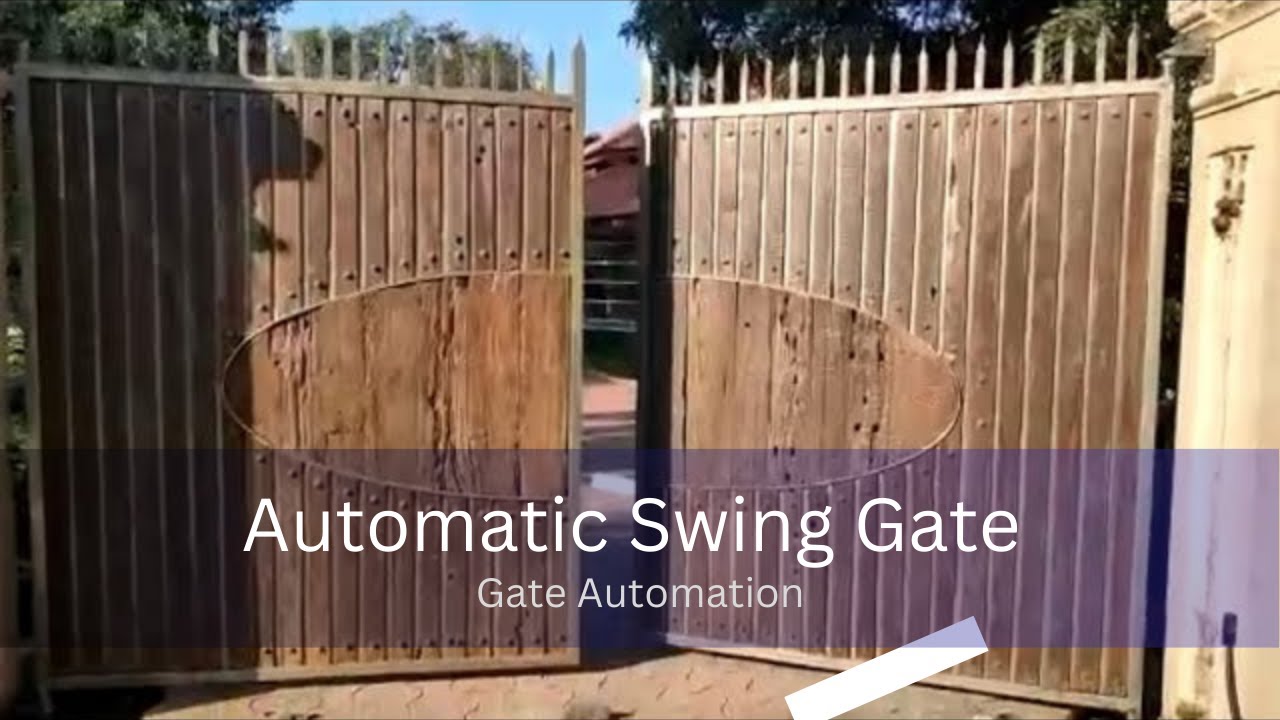 Automatic Swing gate Swing Gate Design Swing Gate Operation