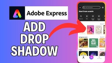 How to Add Drop Shadow in Adobe Express 2024?