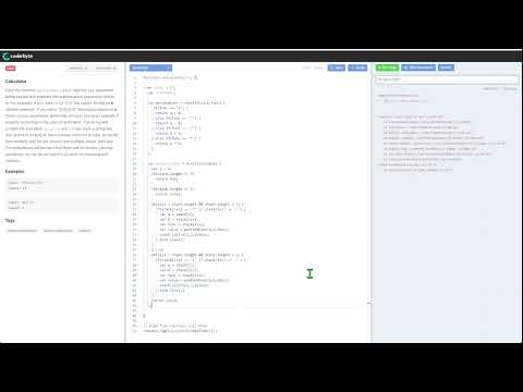 Coderbyte - Calculator