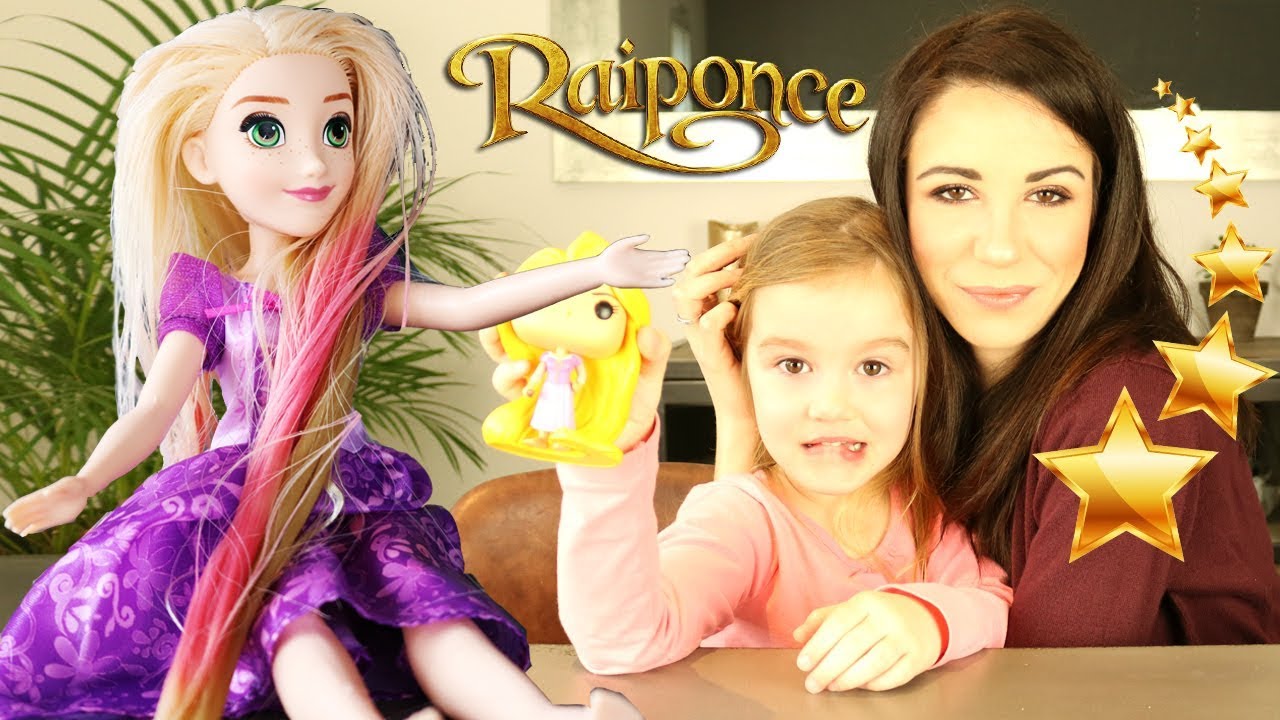 raiponce cheveux lumineux