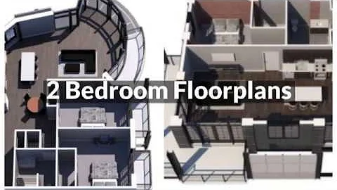 Frog Alley 2 Bedroom Floorplans