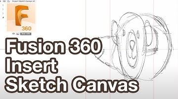 Insert Sketch Canvas to Fusion 360