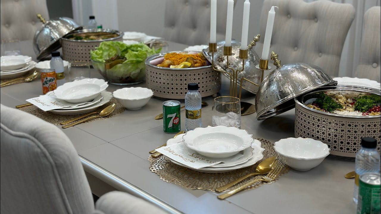 عزيمة صديقاتي 🍴☕️/روتيني مابعد العزيمه🍃