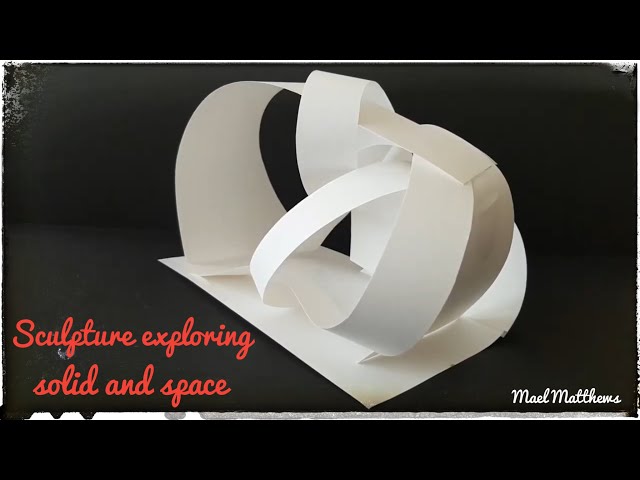 Sculpture exploring solid and space #Art #Sculpture - YouTube
