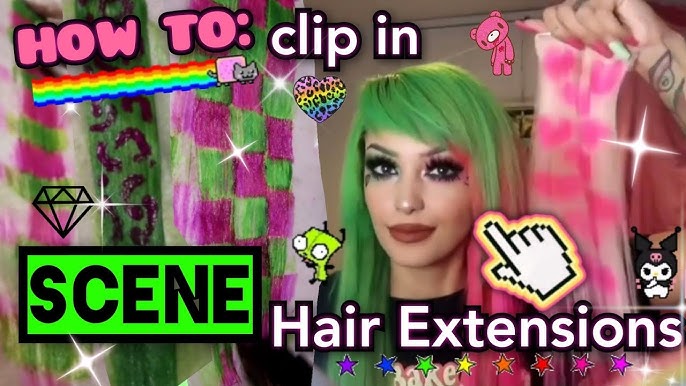 Green Scene Hair Extension