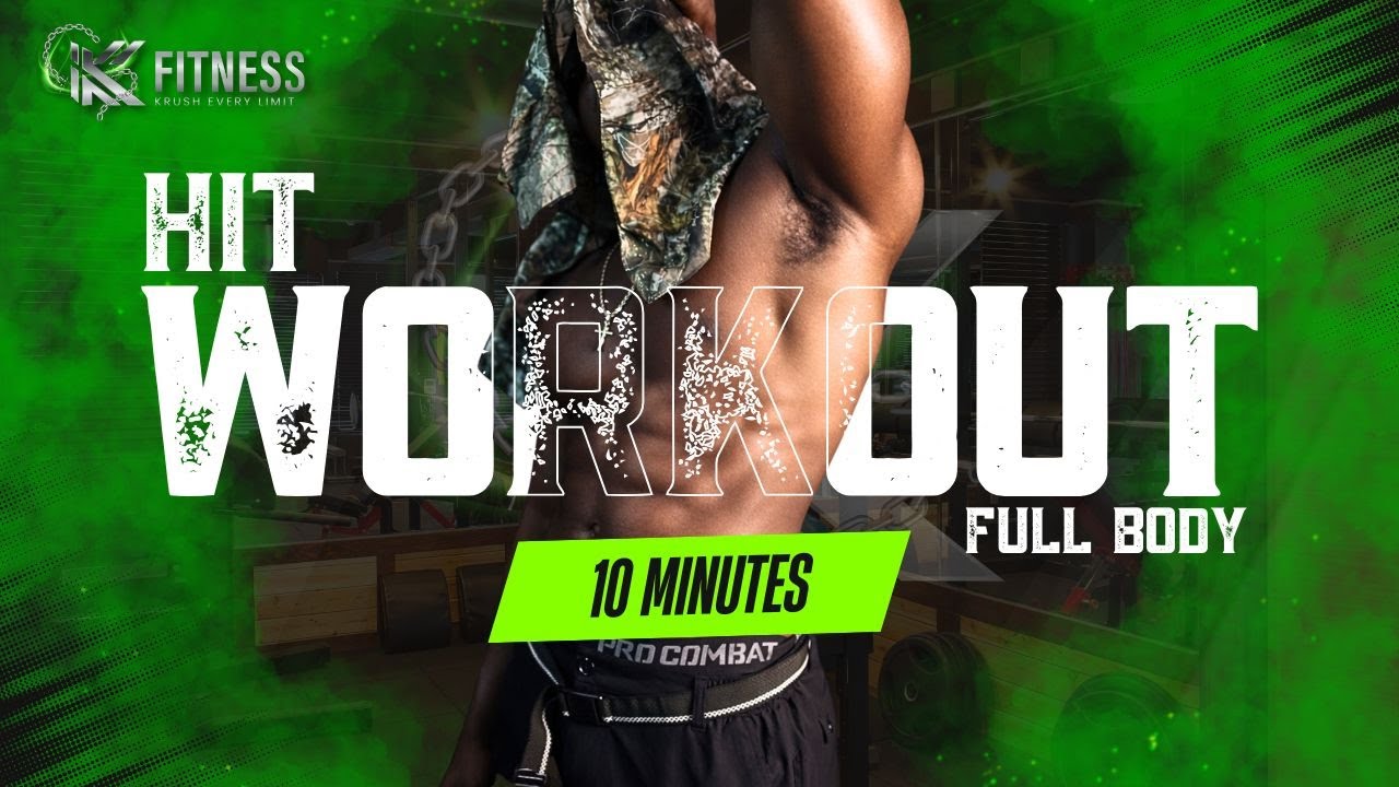 🔥 10-Minute FULL BODY HIIT Workout | Burn Fat • Build Strength • No ...