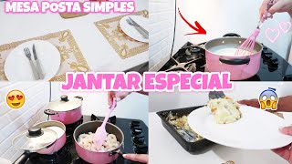 JANTAR ESPECIAL PARA O MARIDO 💕 | MESA POSTA | ROTINA | Emilly Ribeiro