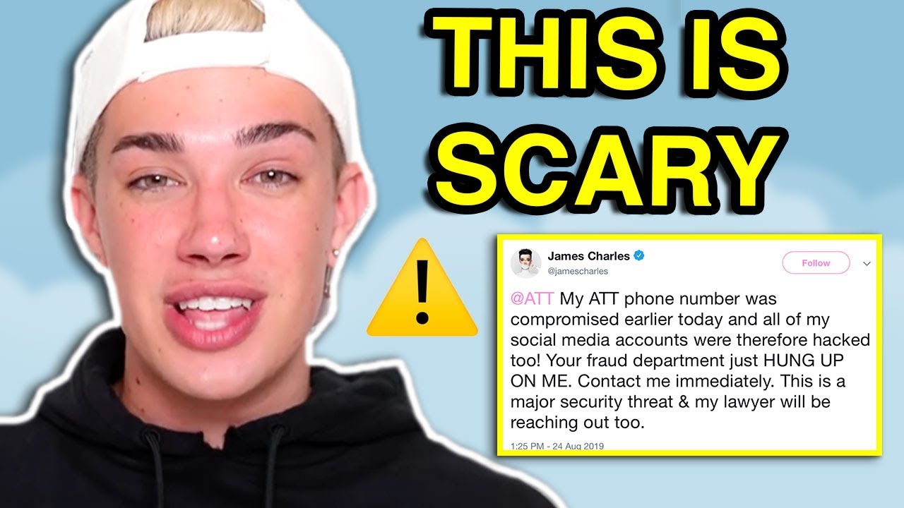 JAMES CHARLES GOT HACKED AND IS READY TO SUE YouTube