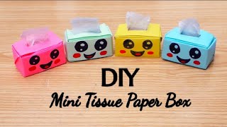 How To Make An Origami Tissue Paper Box Without Glue  | DIY | Easy Origami Tissue Paper Box