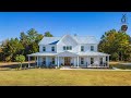 White Modern Farmhouse Home with Open Floorplan Natural Light and Huge Windows