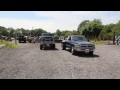 Dodge ram and monster truck