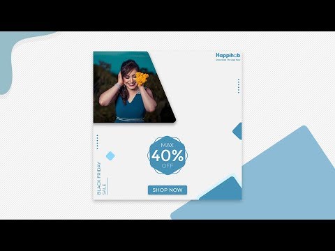Instagram Ad - Web Banner Design in Adobe Photoshop CC 2019 | Designhob