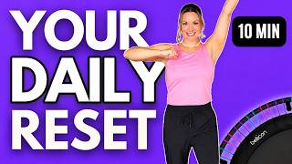 10 Min Rebounder Lymphatic Drainage Workout | Low Impact Full Body Reset