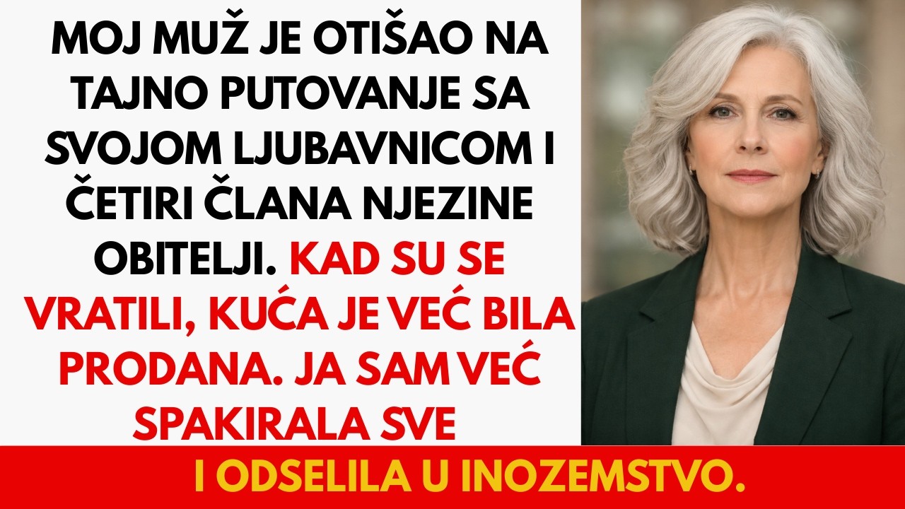 Moj muž se vratio sa svojom ljubavnicom — ali ja sam već prodala kuću!