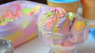 RAINBOW ICE-CREAM FOR KIDS (SUMMER SPECIAL) by YES I CAN COOK