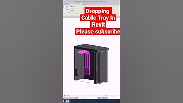 Dropping Cable Tray to Panel In Revit MEP