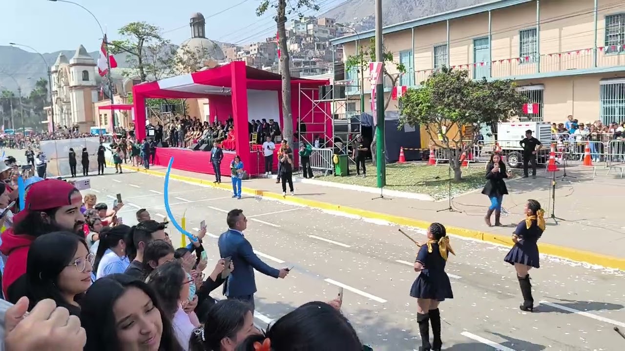 Desfile escolar 2025 Rimac - María Parado de Bellido