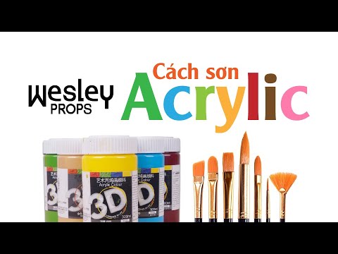 Video: Sơn acrylic có dính vào gạch men không?