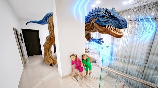 Real Dinosaurs COME ALIVE at Home! 🦖 Kids Learn Dinosaur Names