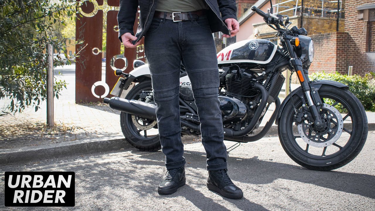 PANDO MOTO Karl Devil AAA Motorcycle Jeans Review - YouTube