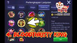 Build Item Gear Franco Fast Colddown Dan Max Hp Tersakit