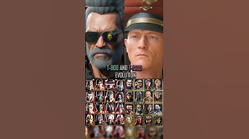 T-800 and T-1000 Character Selection in Mk11  and Mk1 Khaos Reigns #mortalkombat1havik