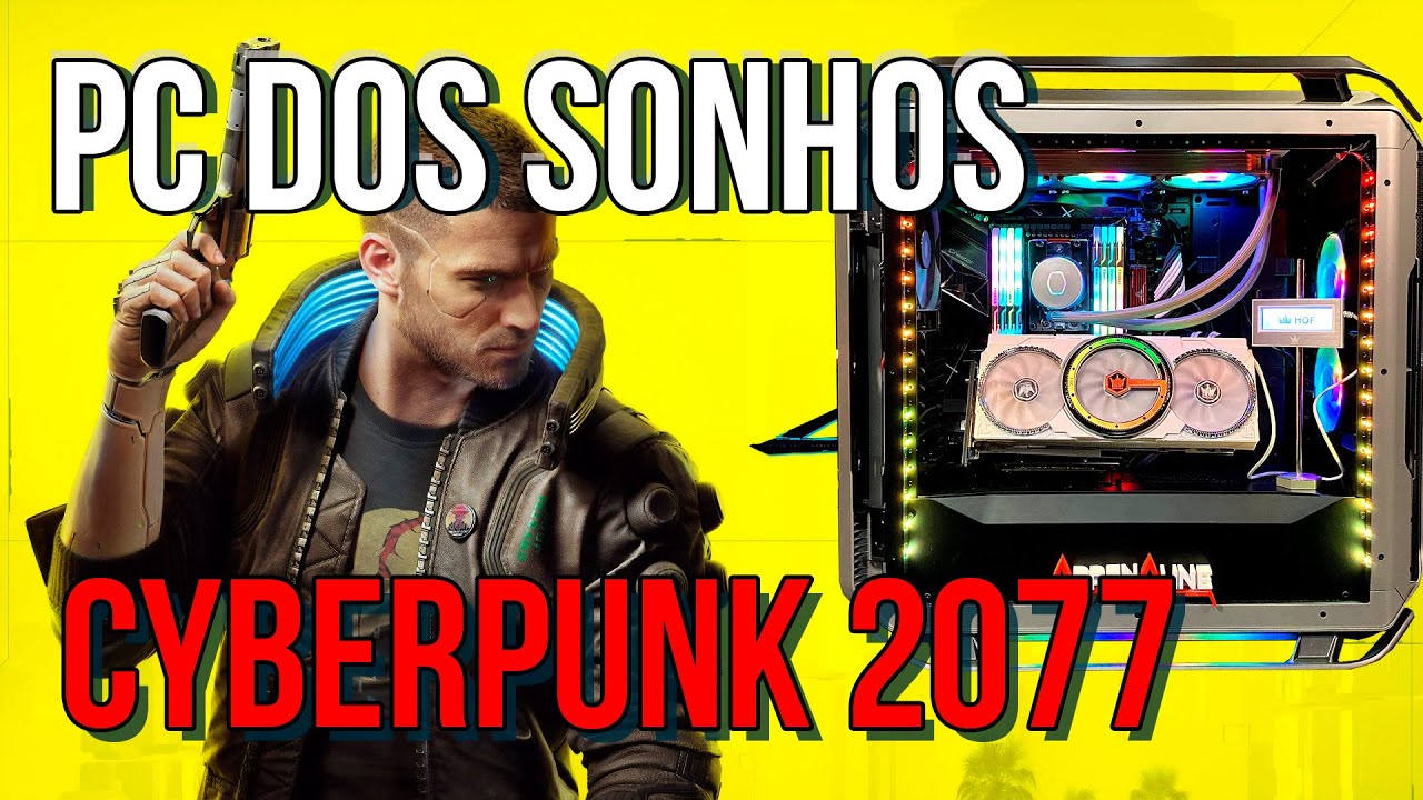 LIVE: Cyberpunk 2077 NO PC DOS SONHOS! RTX 3090 E Ryzen 9 3990X em