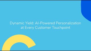 Diff & Dynamic Yield: AI-powered personalization