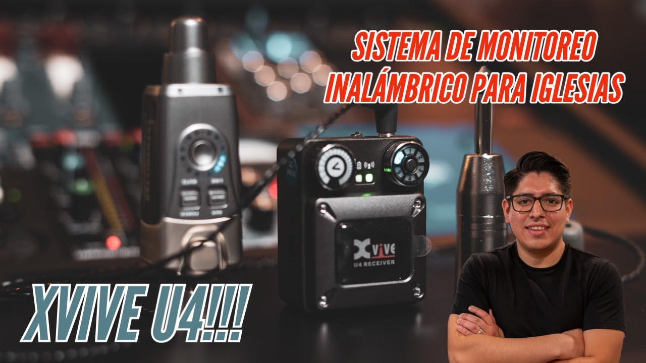 XVIVE U4 MONITOREO INALAMBRICO ECONOMICO PARA IGLESIAS!!! - YouTube
