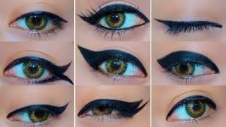 How To Draw 12 Different Eyeliner Styles|| Beginner Friendly Tutorial@UnityCreation1