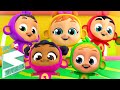 Beş küçük maymun | Eğitim videoları | Super Supremes Türkçe | Çocuklar için şiirler | Okul öncesi