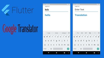 4- Flutter Google Translator