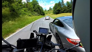 Honda Africa Twin, Porsche 911, Audi R8, Kranachberg