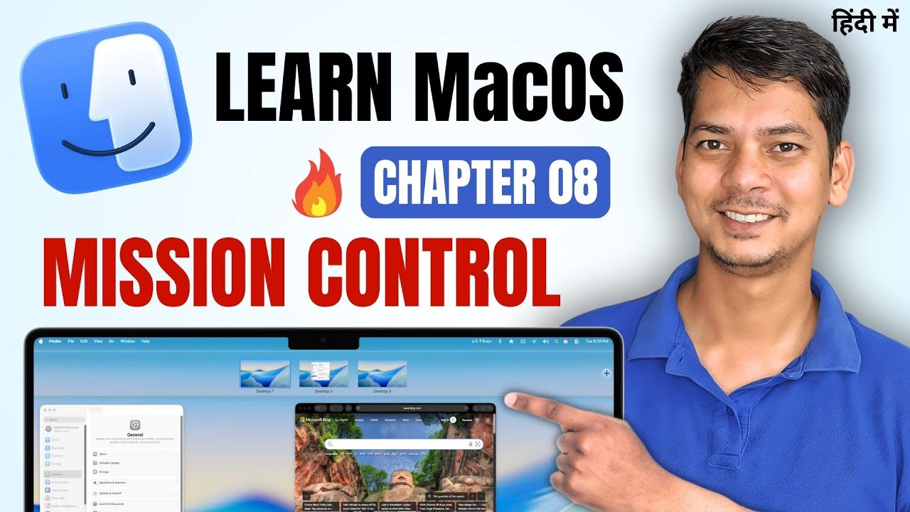 How to Use Mission Control on Mac | Learn MacOS in Hindi | Chapter 08 ...