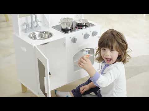 Polarb | Little Chef's Kitchen with Light and Sound - Classic White (44081)