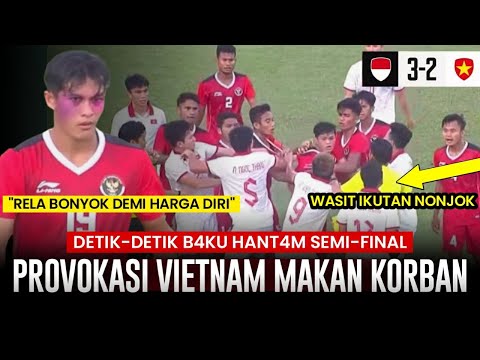 MENYEBALKAN🤬 Vietnam Lakukak Aksi Provokatif Sepanjang Laga | Indonesia U22 vs Vietnam U22 (3-2)