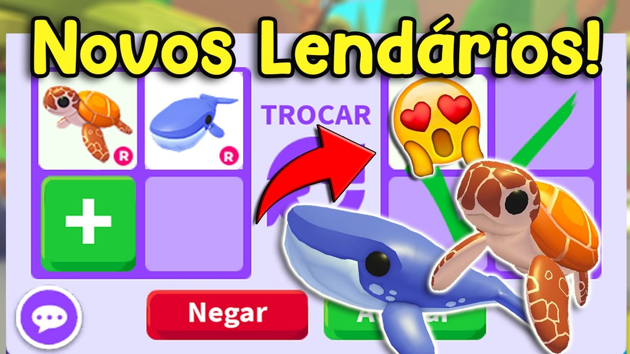 Trocando Tartaruga Marinha (Sea Turtle) e Baleia Azul (Blue Whale) ✨ Nova Atualização Endangered Egg