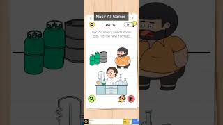 Celebrity Brain test 4 Level 26 Doctor Worry need some gas for the new formula - Walkthrough Solution Net Worth