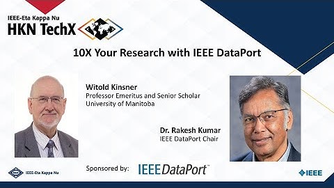 10X Your Research with IEEE DataPort