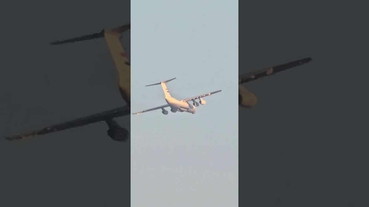 1 OUT OF 3 EVER MADE | Egypt Air Force ilyushin il76MF Takeoff from batajnica airbase