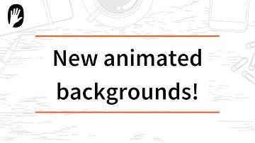 NEW: Animated backgrounds in simpleshow video maker