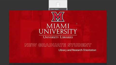 Data Services at Miami University Libraries