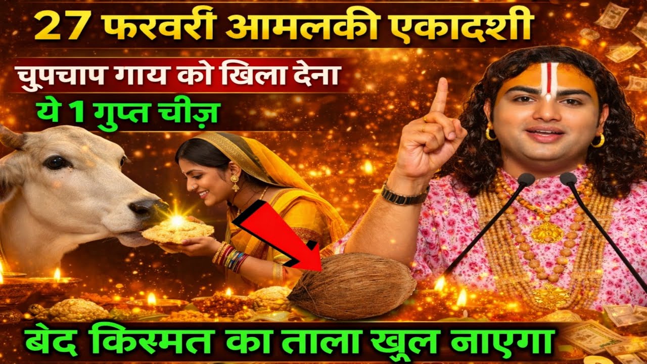 17 फरवरी 😱 चाचा पर जाना पर आंवला की एकादशी पर चुपचाप गाय को 1 चीज़ जरूर खिला देना😱 बन जाओगे करोड़पति