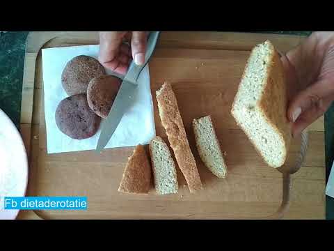 Dieta de rotatie : Paine fara gluten din faina de mei si faina de cocos