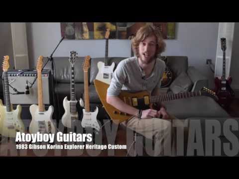 1983 Gibson Korina Explorer Custom Shop Edition - Atoyboy Guitars