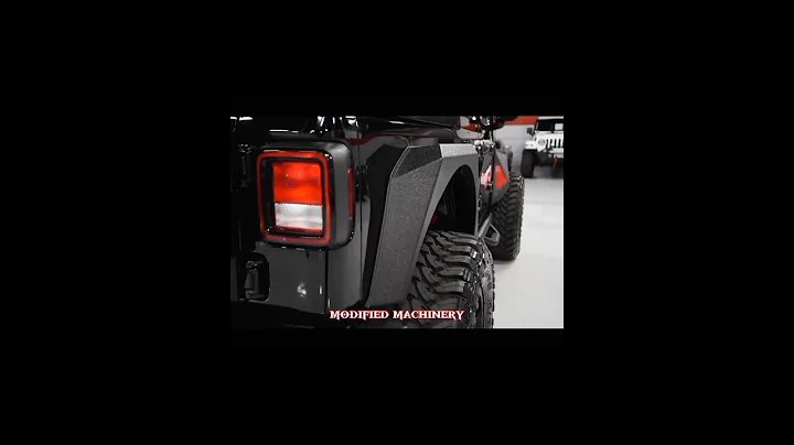 Jeep Wrangler Rubicon modification 🤯 #shorts #modifiedmachinery #youtubeshorts