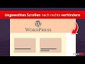 WordPress: Ungewolltes Scrollen nach rechts verhindern | +Tipp, der immer funktioniert!