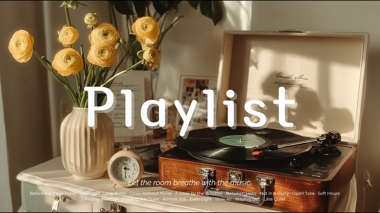 𝑷𝒍𝒂𝒚𝒍𝒊𝒔𝒕 🎧 봄바람 불어오는 오후에 듣기 좋은 한적한 감성 팝송 | 카페 · 노동요 · 작업 플리