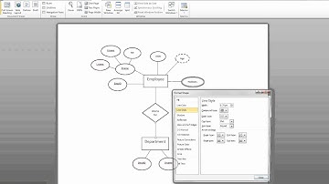 ER Diagram in MS Word Part 7 - Illustrating Participation